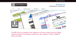 Desktop Screenshot of hbproducts.net